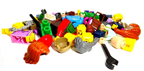Bausteine-gebraucht-10-x-LEGO-Sistema-Figure-Town-City-Mini-Figura-con-accessori-uomo-donna-zufllig-misto