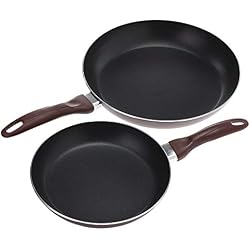 Royalford Lot de 2 poêles anti-adhésives Batterie de cuisine antiadhésive - 2 poêles