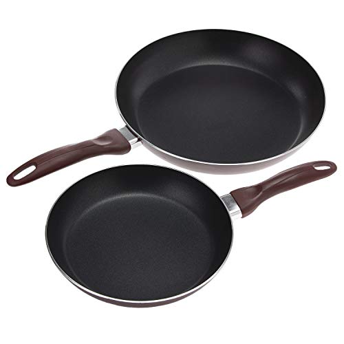 Royalford Lot de 2 poêles anti-adhésives Batterie de cuisine antiadhésive - 2 poêles