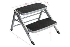 bel-sol Doppeltrittstufe XXL faltbar Stahl