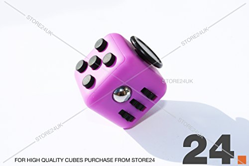 Fidget Cube 1Pcs 6-side Toy Stress Relief For Adults Children 12+ HIGHEST QUALITY (Purple) Fidget Cube 1Pcs 6-side Toy Stress Relief For Adults Children 12+ HIGHEST QUALITY (Purple)