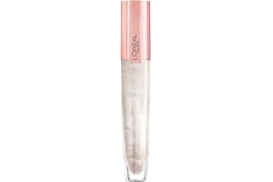 L'OREAL PARIS L’Oreal Paris Gloss volumizzante Brilliant Signature, Lucidalabbra a lunga durata, I Maximize, 6,4 ml