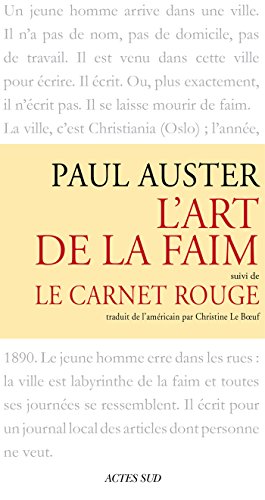 Download L'art de la faim suivi de Le Carnet rouge Download L'art de la faim suivi de Le Carnet rouge