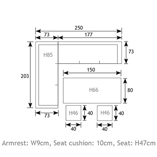 Garden Impressions Lounge, Dinner Esstisch Kombi Set La Paz Passion Willow, 3-teilig - 3