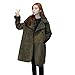 Produktbild Winter Outwear Damen Btruely Warm Slim Mantel Mädchen Dick Parka Lammfell Wildleder Dick Lange Jacke (XXL, Grün)