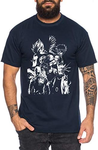 Tee KikiHeroes One Manga Men's T-Shirt Anime Piece