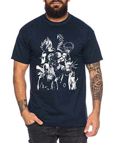 Tee KikiHeroes One Manga Men's T-Shirt Anime Piece