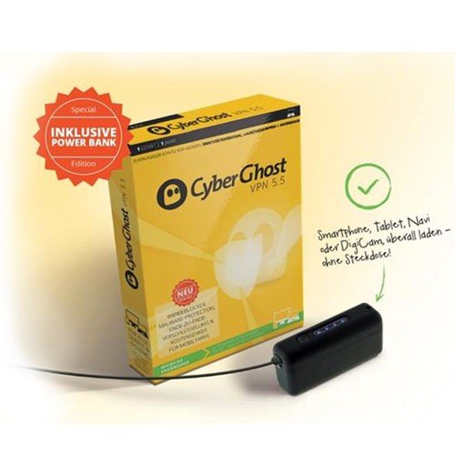 Preisvergleich Produktbild CyberGhost VPN 5.5 Special Edition (inkl. Power Bank)