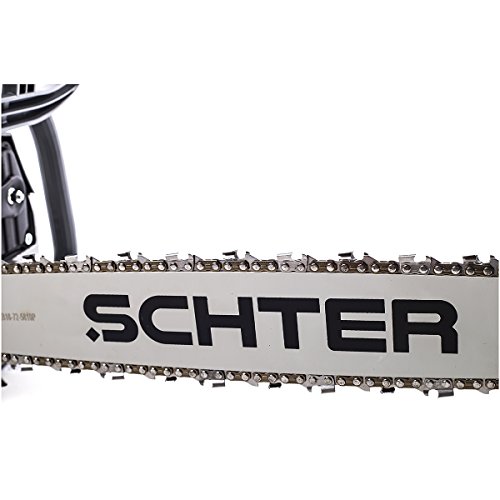 SCHTER Benzin Kettensäge Motorsäge 52CC Grau - 11
