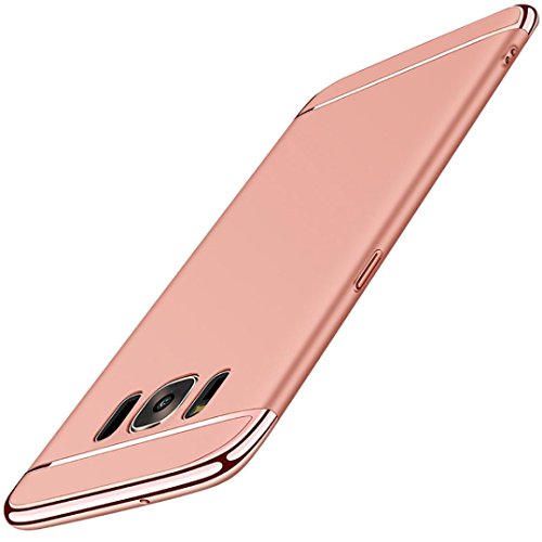 Preisvergleich Produktbild Ouneed® Für Samsung Galaxy S8 Hülle , glitzer Luxus Dünne Elektroplatte harte Fallabdeckung für Samsung Galaxy S8 (Roségold)