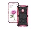 Produktbild Xiaomi Mi Max Hülle, SsHhUu Premium Rugged Stoßdämpfung & Staubabweisend Kompletter Schutz Hybrid-Koffer mit Ständer Telefon Kasten für Xiaomi Mi Max (6.44") Rosa