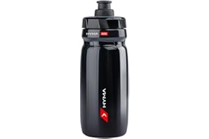 R1 Raceone Borraccia da Bici HYMA da 600 CC, Colore Black, Realizzata in Italia