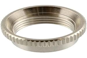 Allparts EP 4923-001 - Tuerca para interruptor de palanca de repuesto de níquel y piezas pequeñas para guitarra eléctrica