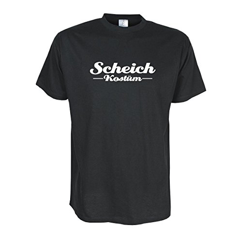 Scheichkostüm - witziges Fun T-Shirt für Fasching und Karneval als Kostüm Ersatz oder lustige Verkleidung Party Gag T-Shirt Funshirt große Größen (FSF003) Mehrfarbig