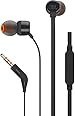 JBL T110 In-Ear Headphones with Mic (Black)