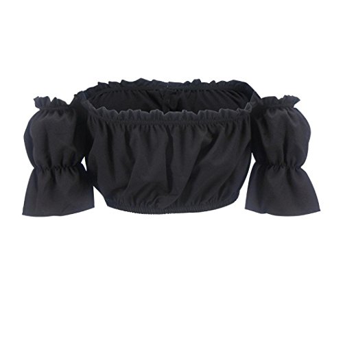 Weste Tops Frauen, lmmvp Sexy Schulterfrei Casual Blusen Crop Tops T-Shirt - 3