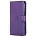 Price comparison product image DENDICO iPhone XR Case, Premium Slim Leather Wallet Case Flip Folio Stand Case with Card Slots for Apple iPhone XR - Purple