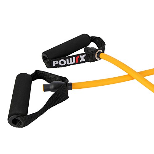 Fitness/Toning Tube Profi für Gymnastik Yoga Pilates mit Türanker in versch. Stärken Expander Professional Body Résistance Band/Seil - 4