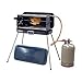 Produktbild KOFFERGRILL - CAMPER - EDELSTAHL - KOFFER GRILL - mit 3 KOCHSTELLEN - 30 mbar Version - 80 cm Gasschlauch , Koffer, Seitenteile , Brenner und Kochplatten aus Edelstahl - MODELL: CRAMER BERGAMO - Vertrieb durch Holly Produkte STABIELO - Innovationen Made in Germany - Bei 30 mbar Grill nur ein Anschluß für eine Außengassteckdose vorhanden ! - holly-sunshade ®