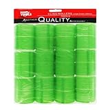 Hair Tools Cling Hair Rollers - Large Green 48 mm x 12