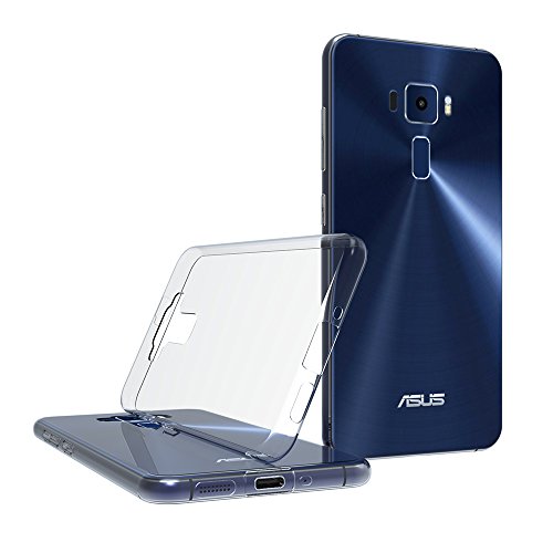 AICEK Funda ASUS ZenFone 3 ZE520KL  ASUS ZenFone 3 Funda Transparente Gel Silicona ASUS ZenFone 3 Premium Carcasa para ZenFone 3 5 2 