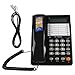 Produktbild Wendry schnurgebundenes Telefon mit Lautsprecher, Home Hotel schnurgebundenes Desktop-Wandtelefon Festnetztelefon Schwarz DTMF/FSK, Echtzeit-Datums- und Wochenanzeige