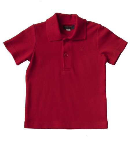 Kthe Kruse Boys Opaque Runder Tab 1/2 Sleeve Polo Shirt Red - Rot (rot) 4 Years