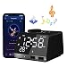 Produktbild Radiowecker HQQNUO Bluetooth FM-Digital-Lautsprecher mit Zwei Alarmen, 2 USB-Anschluss, Schlummerfunktion, TF-Karte, U-Disk, Temperatur für Zuhause, Schlafzimmer, Schule (ohne Handys)
