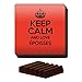 Produktbild Duke Gifts Rot Set von 4 Keep Calm und Love époisses Untersetzer Farbe 2445