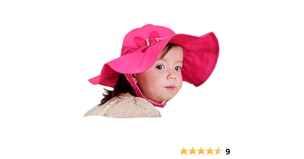 Snyemio Chapeau De Soleil Bebe Fille Bonnet En Coton Fleur Imprimee Anti Uv Ete Pour Plage Voyage 0 6 Ans Casquettes Bonnets Et Chapeaux Bilkvarteret Fille
