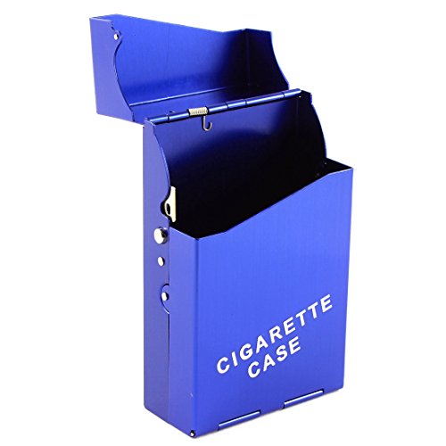 Tabak Zigarre Metall 20 Kapazität Zigarettenetui Tasche Container - 3