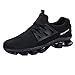 Produktbild Laufschuhe Herren Sannysis Männer Lässig Gehender Sneaker Outdoor Sportschuhe Mesh Laufschuhe (46, Schwarz)