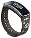 Price comparison product image Samsung Moschino M Brand Edition Wrist Strap for Gear Fit - Grey with Peace Sign