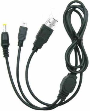 Fone Addict Sony PSP 2 in 1 Data Transfer & USB Power Cable