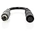 Produktbild Caratec Kamera-Adapter 6-polige Mini-Schraubkupplung auf 6-poligen Stecker, schwarz, Safety Rückfahrkameras und Monitore