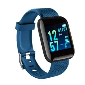 HUG PUPPY Plus Bluetooth Fitness Smart Watch for Men Women and Kids Activity Tracker