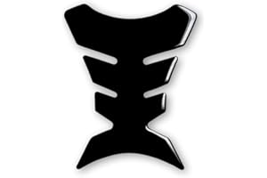 QUATTROERRE 3D Tank Protection for Motorcycle, Scorpion, Black