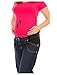Exclusive Pink Pixie Boyfriend Slouch Under Bump Maternity Jeans 32" Leg Size 10 Blue