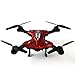 Produktbild Togather Foldable TK110HW UAV 4 Kanäle Wifi FPV 0.3MP Kamera Drone RC Quadcopter mit Schedule Route App Control Höhenfunktion RTF Quadcopter VR Modell Spielzeug(rot)