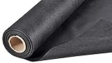 Farbe: schwarz Gartenvlies 0,9x15m 60g/m² schwarz Unkrautvlies Garten Vlies