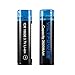 Produktbild KNOSSOS 2Pcs 3.7V 18650 2600Mah wiederaufladbarer Lithium-Ionen-Akku für LED-Taschenlampe