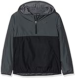 Under Armour Kid's Packable 1/2 Zip Jacket Warm-up Top, Pitch Gray/Black, X-Small