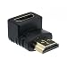 Rts™ HDMI Male to HDMI Female Connector Adapter 90 L Shape 2 Year Warranty With Rts (Radhey Techno Services) RS.139.00