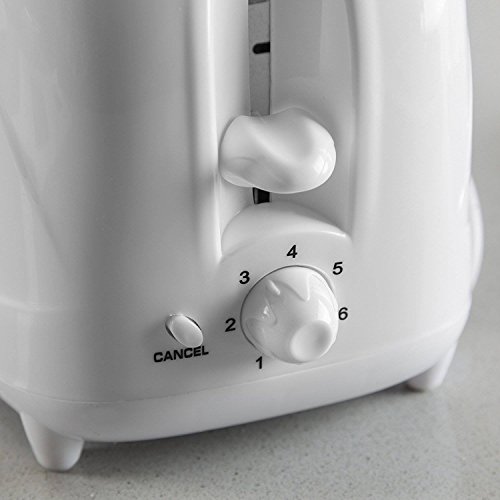 WTC exklusiver Langschlitz Toaster 4 Scheiben Toaster in verschiedenen Farben (Schwarz) - 2