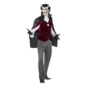 Negro De Hombre Vampiro Disfraz Halloween