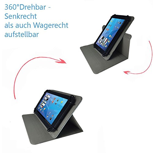 Tablet Tasche für Huawei MediaPad M3 Lite 10 Schutz Hülle Etui Case + Touch Pen – 10.1 Zoll Eifelturm Paris 360? - 2