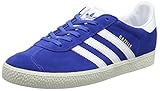 Ante superior adidas Gazelle, Zapatillas Unisex niños, Azul (Blue/FT White/Gold MT), 37 1/3 EU