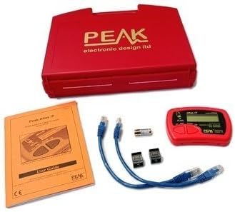 PEAK Atlas UTP05 NETWORK CABLE ANALYZER AND IDENTIFIER FOR CAT5, CAT5E, CAT6 UTP CABLES by Peak