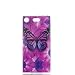 Produktbild Xperia XZ1 Compact Hülle, Sony Xperia XZ1 Compact Hülle, Anlike Sony Xperia XZ1 Compact (4,6 Zoll) Handy Hülle [Bunte Muster Design] Schutzhülle Etui Bumper für Sony Xperia XZ1 Compact (4,6 Zoll) - Schmetterling