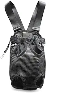 Bingo Pet Dog Carrier Legs Out Front Pet Carrier Backpack Adjustable Puppy Cat Small Bag with Shoulder Strap and Sling for Traveling Hiking Camping (Color May Vary)